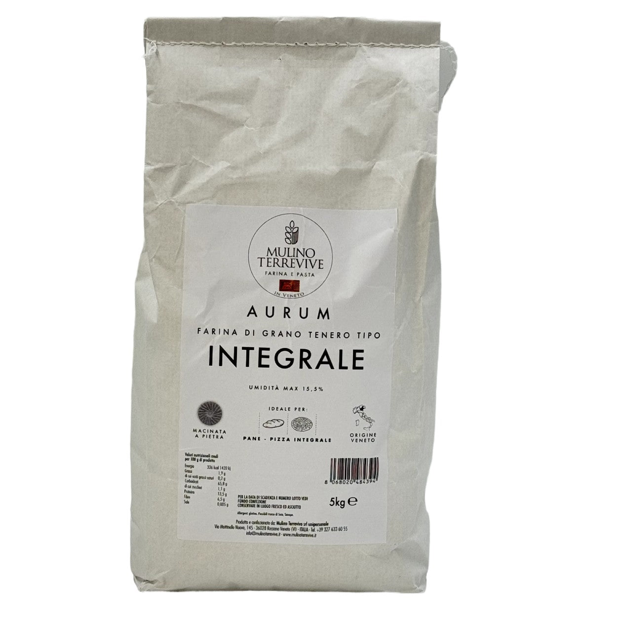 Aurum Farina di Grano tenero tipo Integrale  -  Mulino Terrevive - vaigustando