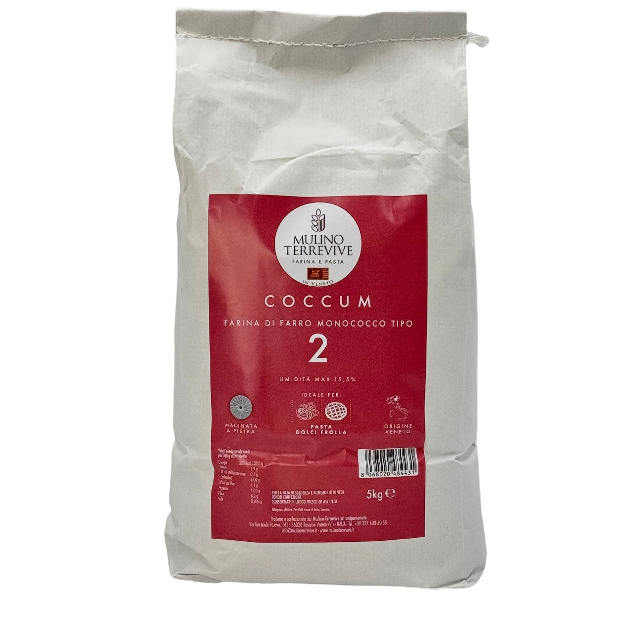 Coccum Farina di Farro Monococco tipo 2 - Mulino Terrevive - vaigustando