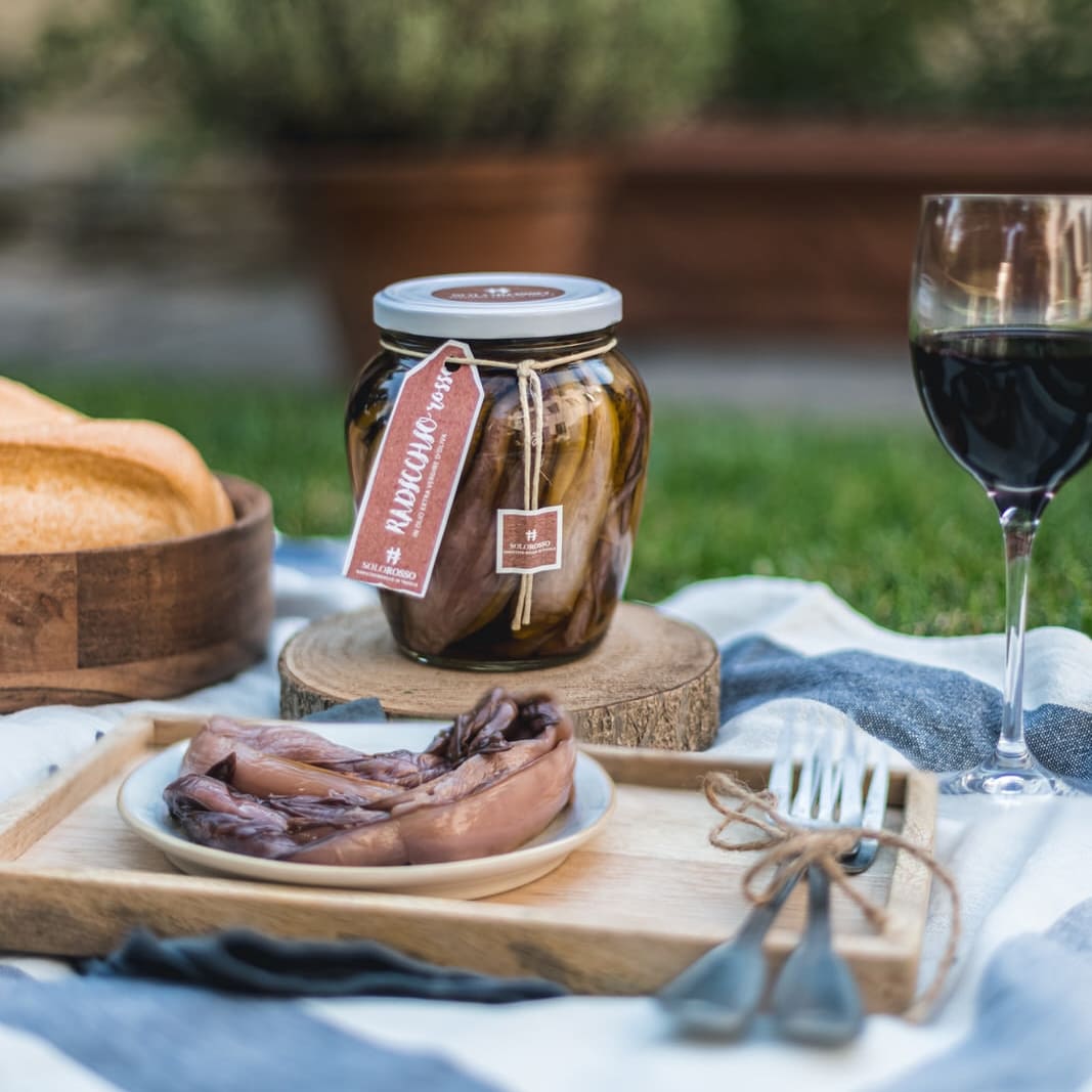 Radicchio rosso  in olio extra vergine di oliva  -  SoloTreviso - vaigustando