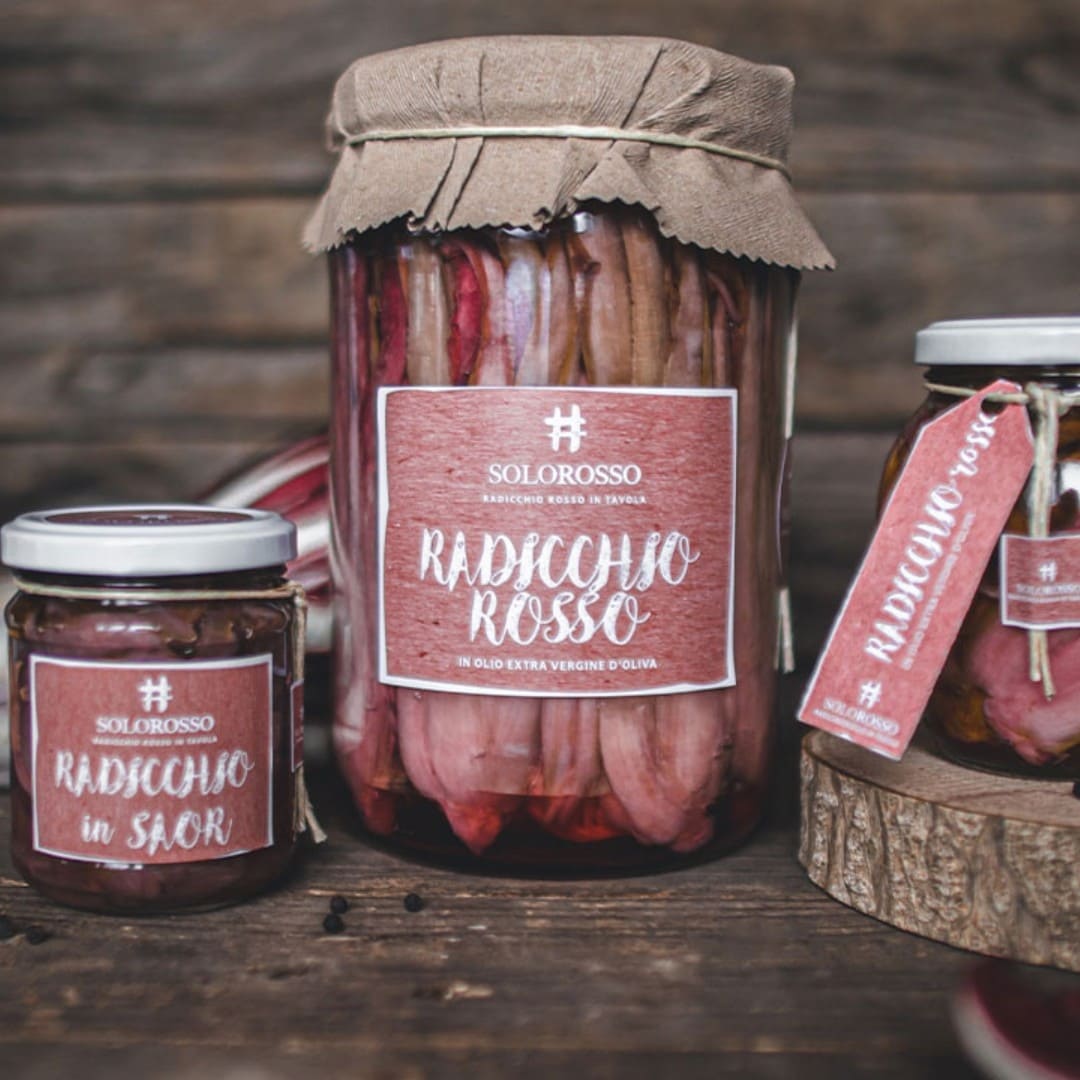 Radicchio rosso  in olio extra vergine di oliva  -  SoloTreviso - vaigustando