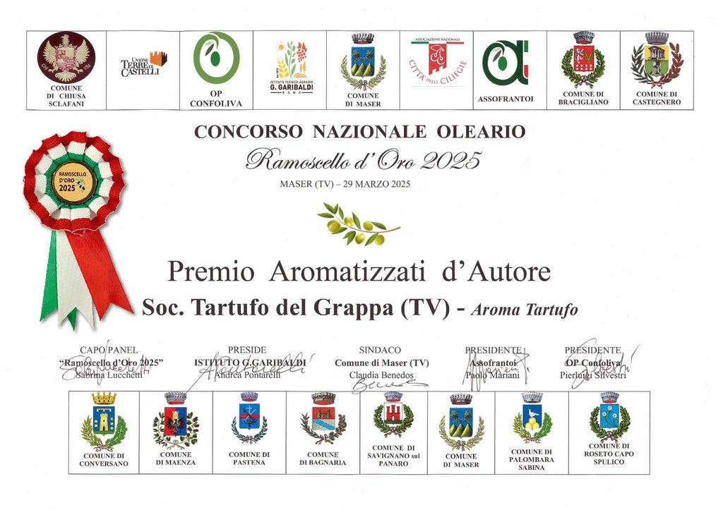 Oro di Tartufo del Grappa Condimento con olio extravergine di Oliva e Tartufo del Grappa 100ml  -  Bruno Ceccato - vaigustando