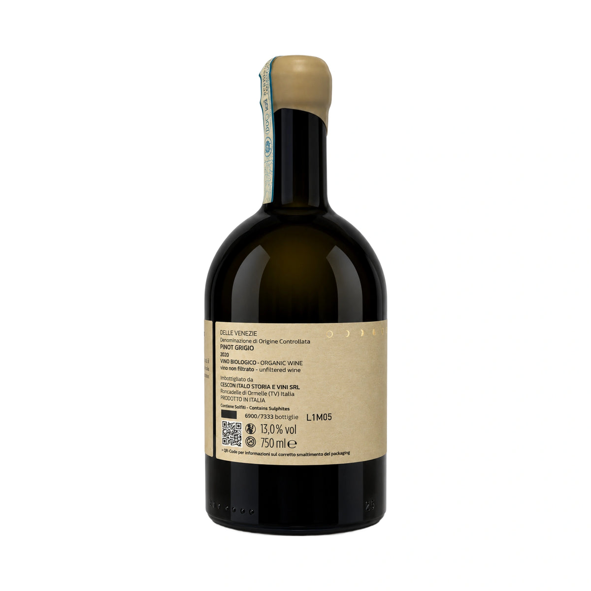 GrigioRamato-pinot grigio macerato 2020 (retro etichetta)-Italo Cescon-Vaigustando