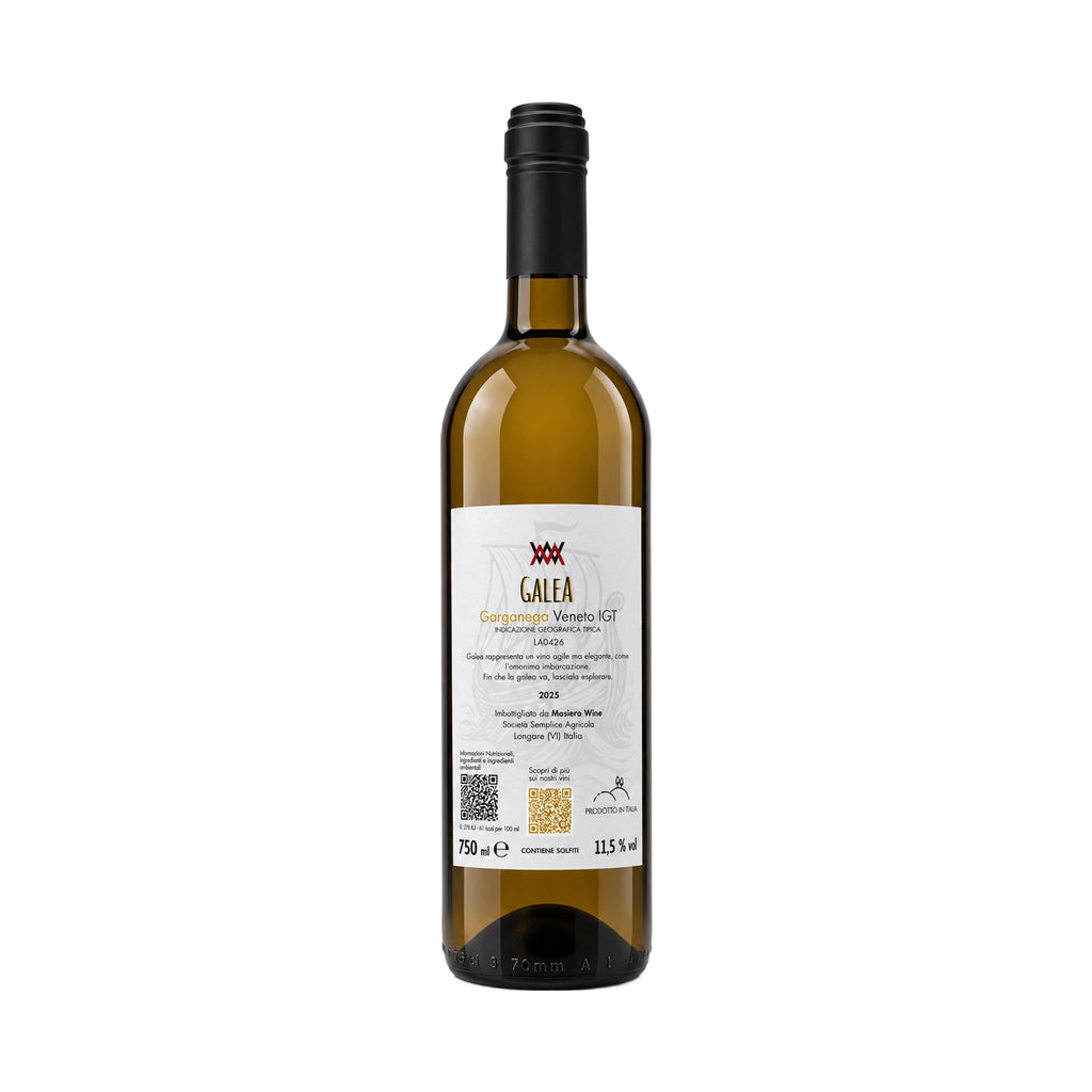 Galea Garganega Veneto IGT 2025 (retro etichetta)-Masiero Wine-Vaigustando