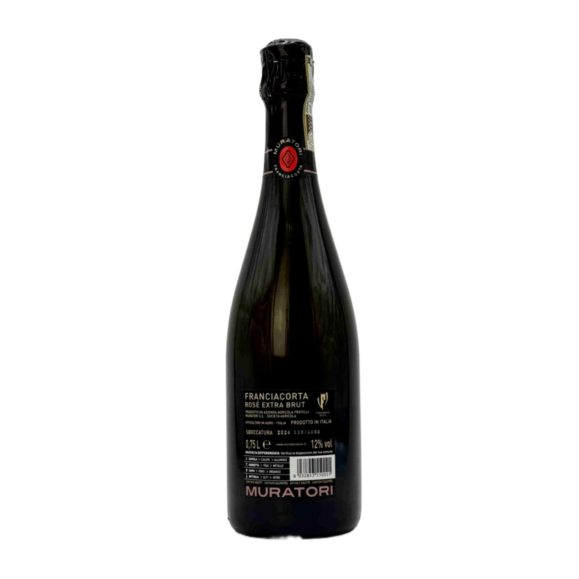 Franciacorta D.O.C.G. Rosè Extra Brut  -  Muratori - vaigustando
