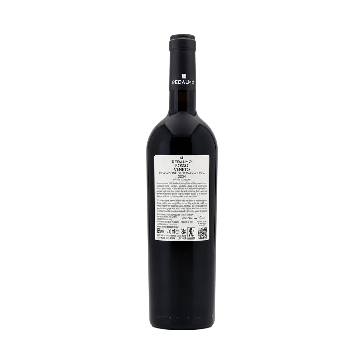 Marselan Rosso Veneto IGT 2024 (retro etichetta)  -  Redalmo - Vaigustando