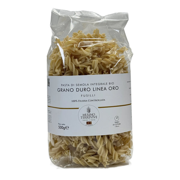 Pasta Integrale Grano Duro Linea Oro  Fusilli 500g - BIO