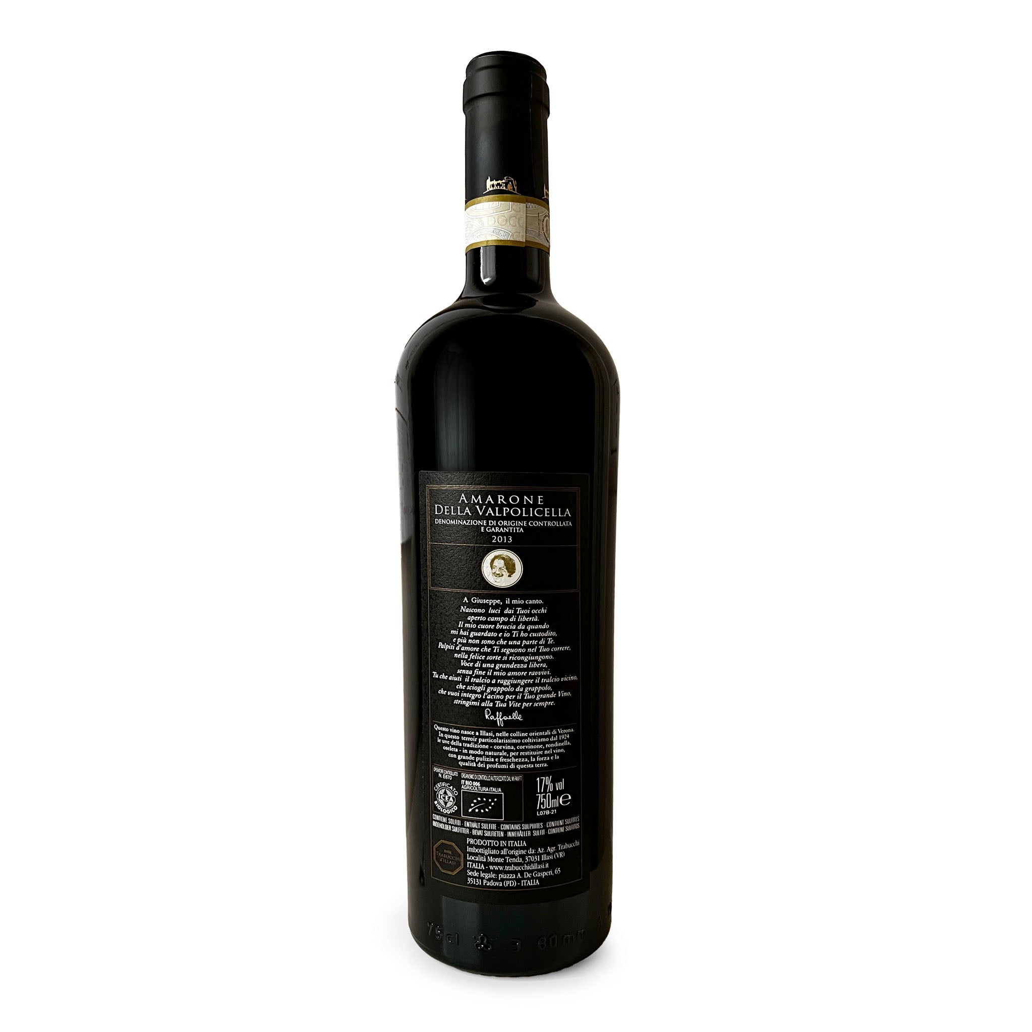 Amarone della Valpolicella D.O.C.G. 2013  -  Tenuta Trabucchi - vaigustando