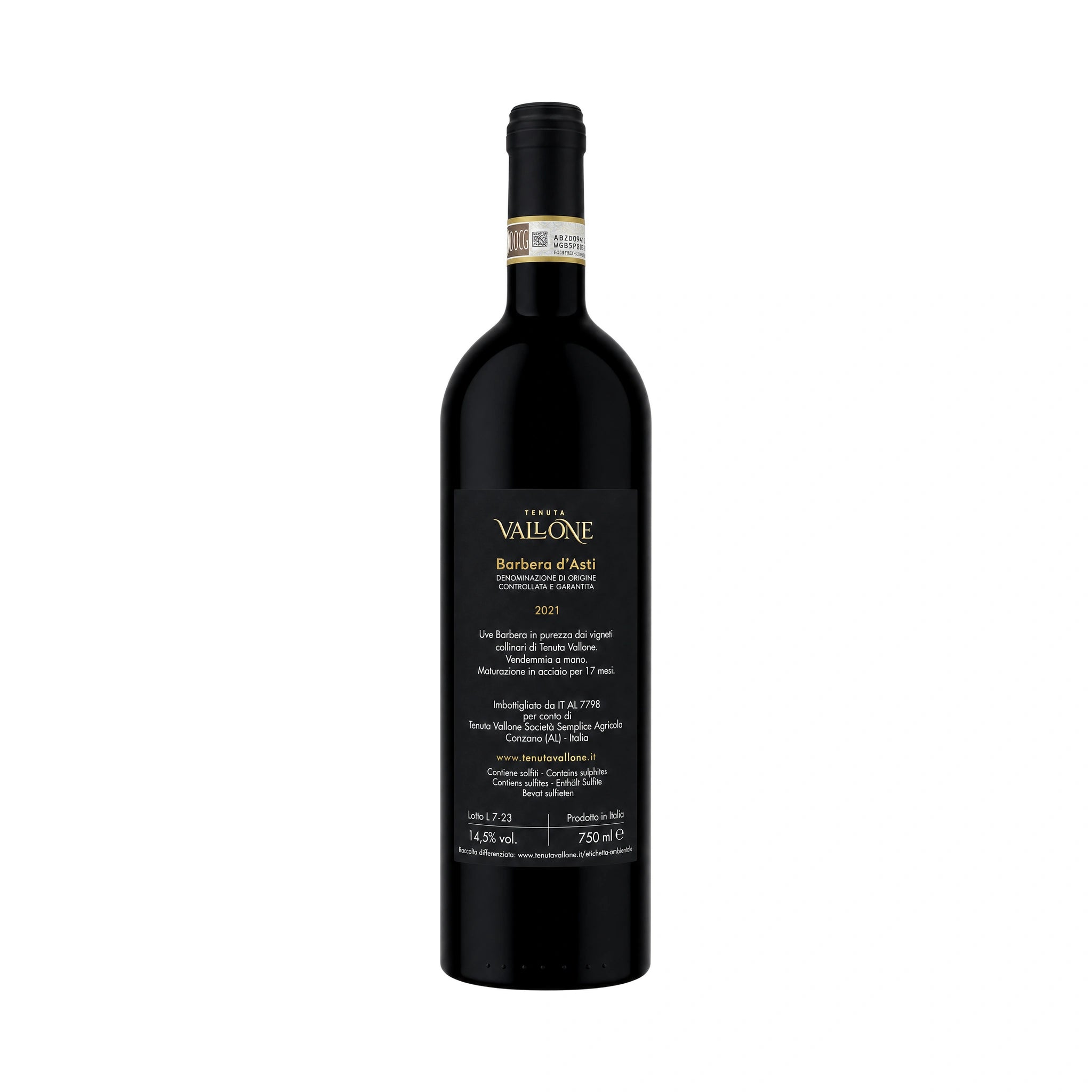 Barbera d’Asti DOCG  -  Tenuta Vallone - vaigustando
